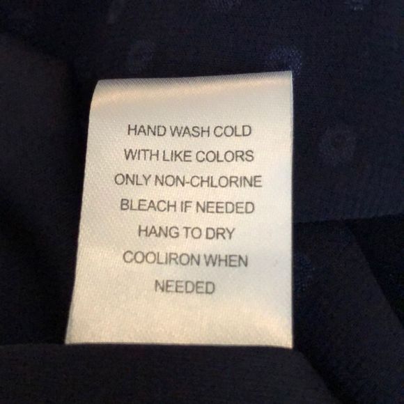 Daniel Rainn Navy Swiss Dot Keyhole Sleeveless Ribbon Trim Maxi Dress size M - Picture 14 of 16